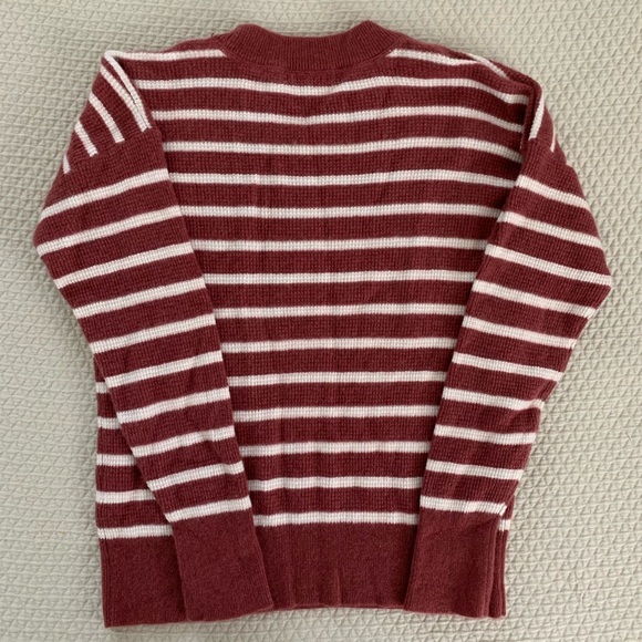 Madewell Cashmere Striped Sweater - Picture 3 of 3